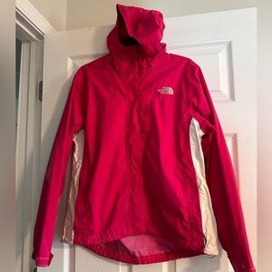 The North Face hooded rain jacket